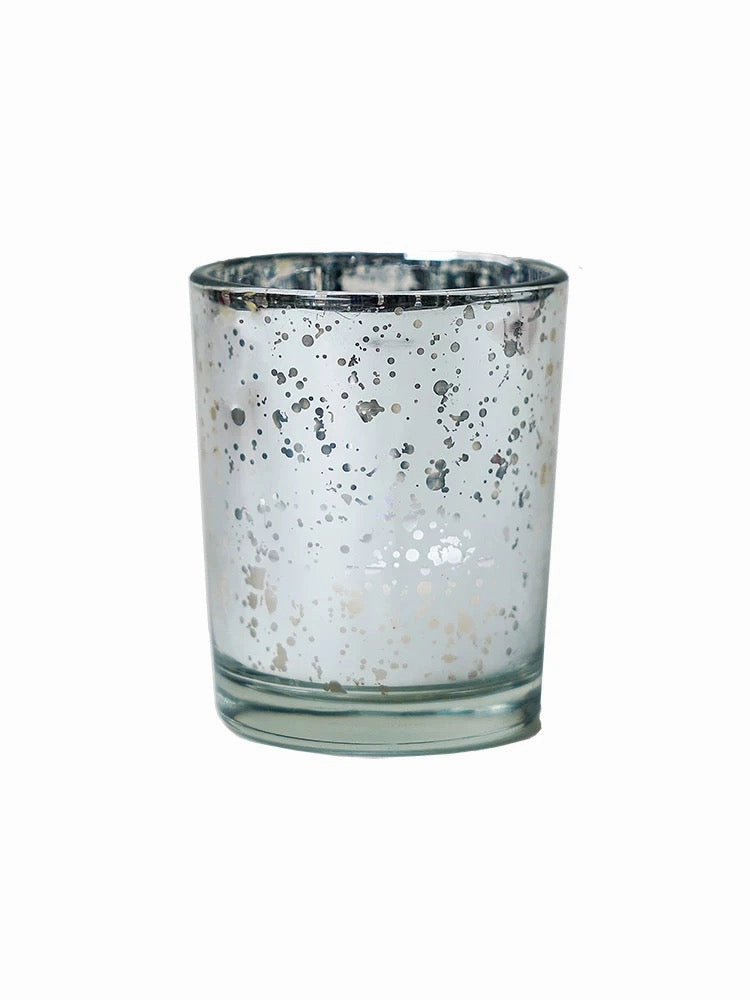 Small Candle-holder (votive) (Silver)-SMA1-2,aesthetic flower vase