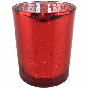 Small Candle-holder votive Red Mercury,aesthetic flower vase