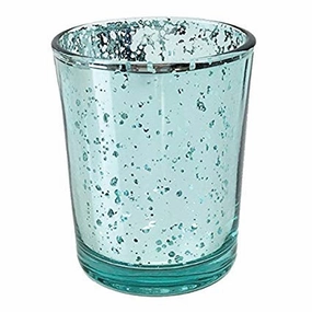 Small Candle-holder (votive) turquoise,aesthetic flower vase
