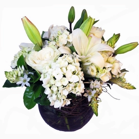 Snow White,artificial flower arrangement