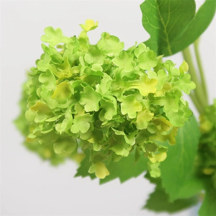 Snowball 5 Heads Artificial Silk Flower 78cm SNOWBALL001-003