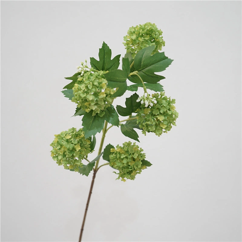 Snowball 5 Heads Artificial Silk Flower 78cm SNOWBALL001-003
