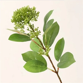 Snowball Artificial Silk Flower 52cm Stem Green VIBURNUM002,dried artificial flower