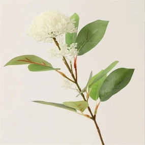 Snowball Artificial Silk Flower 52cm Stem White VIBURNUM003,dried artificial flower