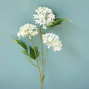 Snowball Viburnum Artificial Silk Flower Short Stem VIBURNUM004-008,dried artificial flower