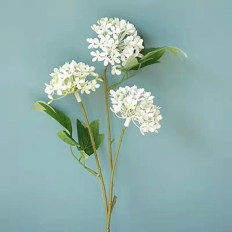 Snowball Viburnum Artificial Silk Flower Short Stem VIBURNUM004-008,dried artificial flower
