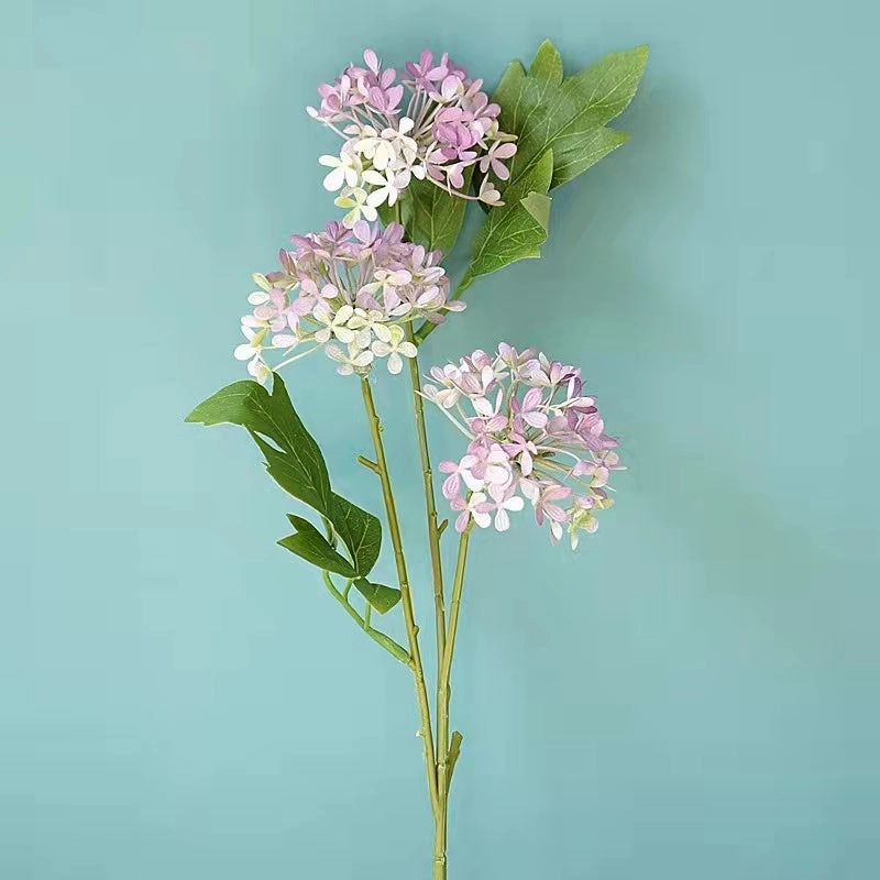 Snowball Viburnum Artificial Silk Flower Short Stem VIBURNUM004-008