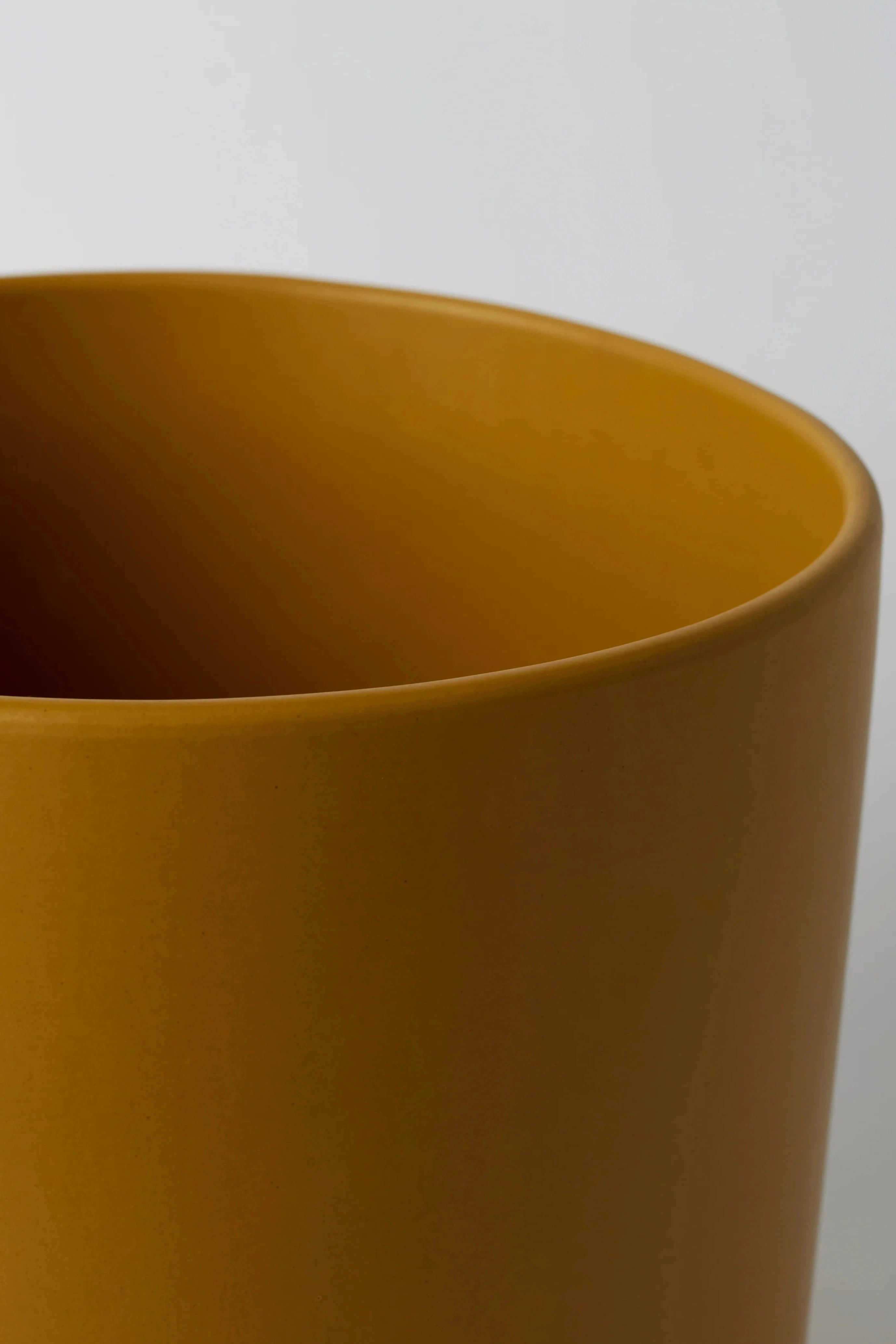 Solid Goods 12" Cylinder w/ Saucer Mustard