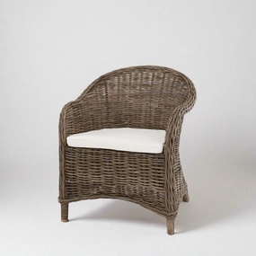 Southern French Arm Chair with Cushion,garden field mower