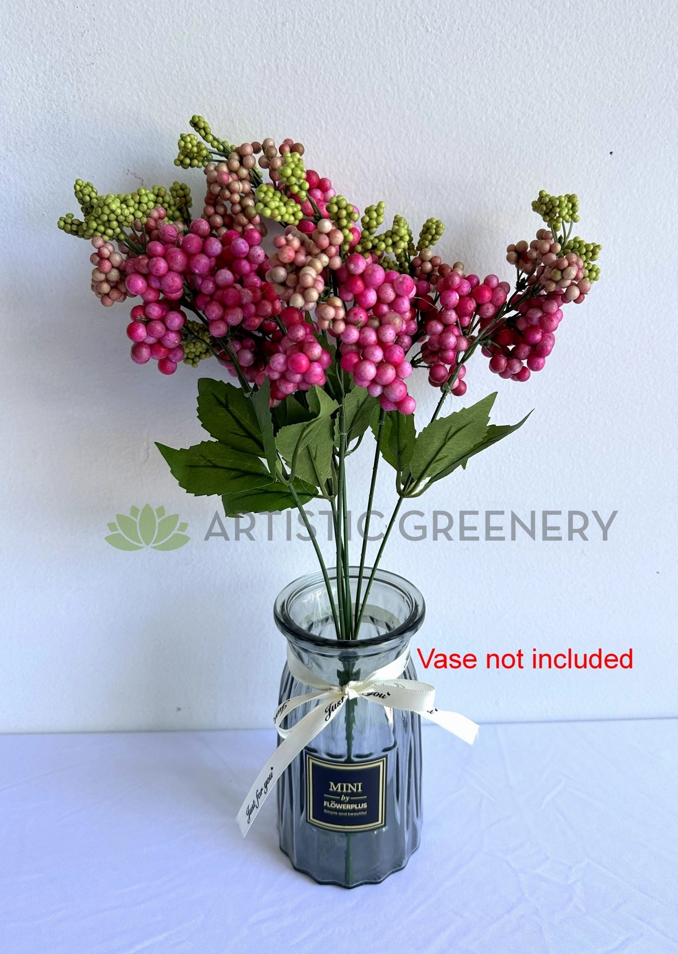 SP0094 Small Berries Bunch 40cm Pink