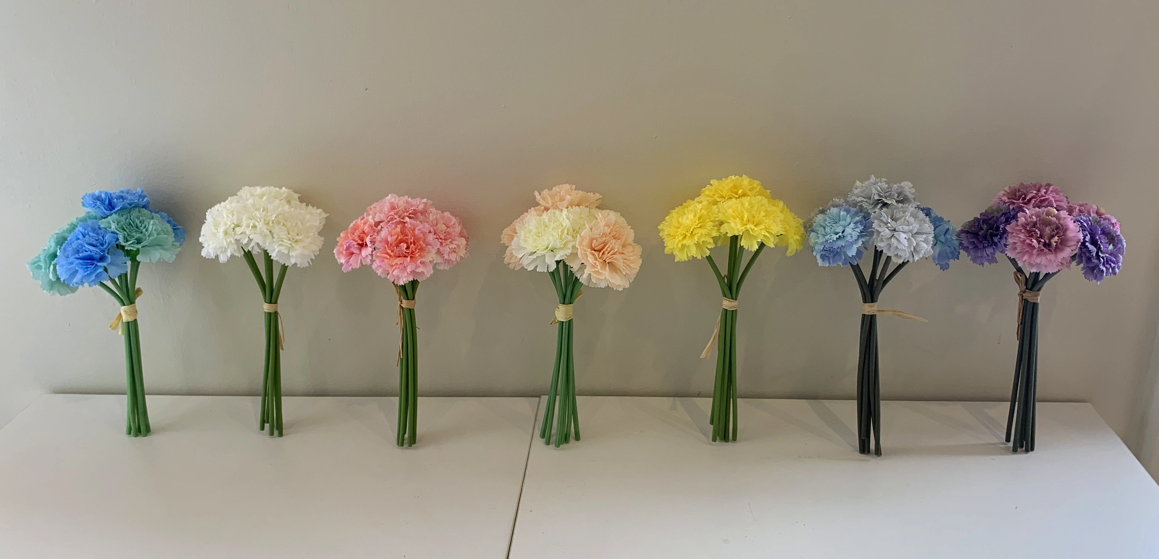SP0164 Carnation Bunch 22cm (Available in 9 Styles)