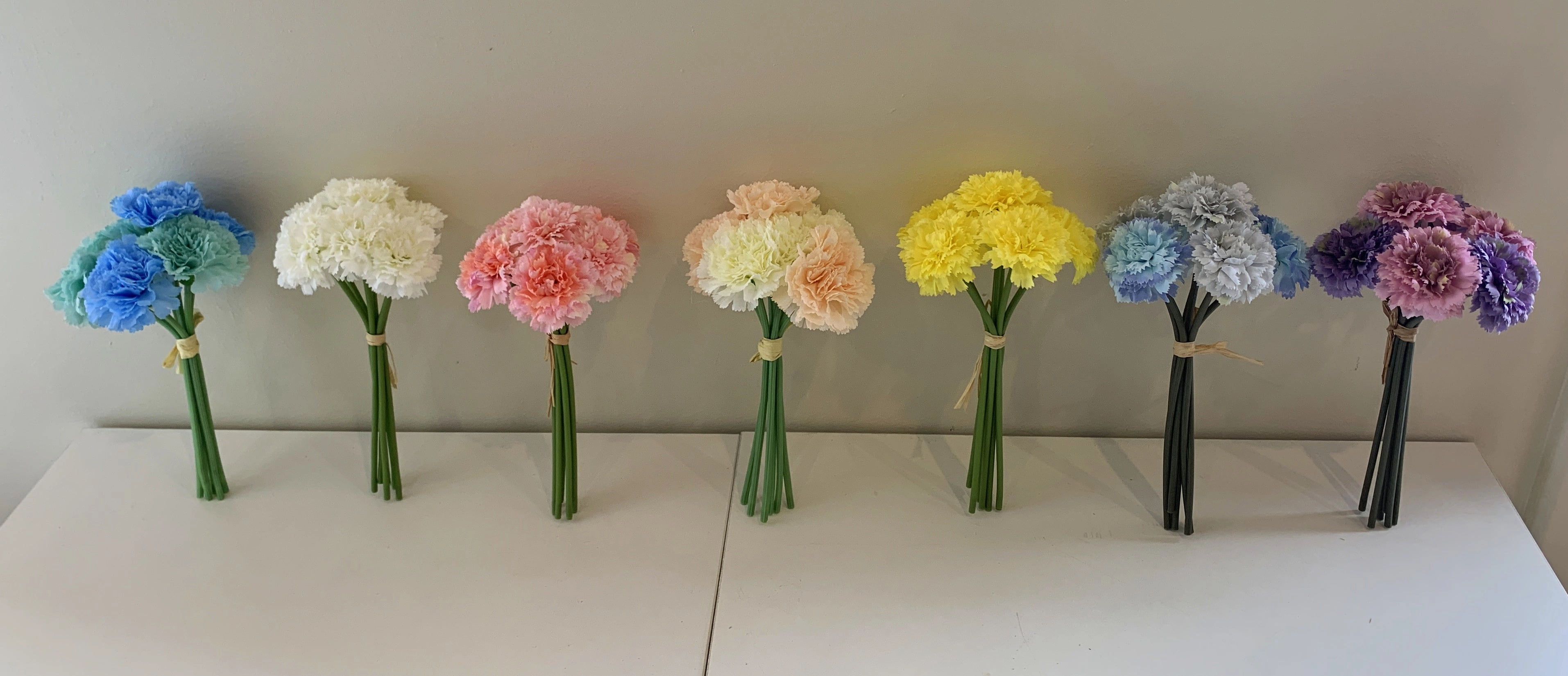 SP0164 Carnation Bunch 22cm (Available in 9 Styles)