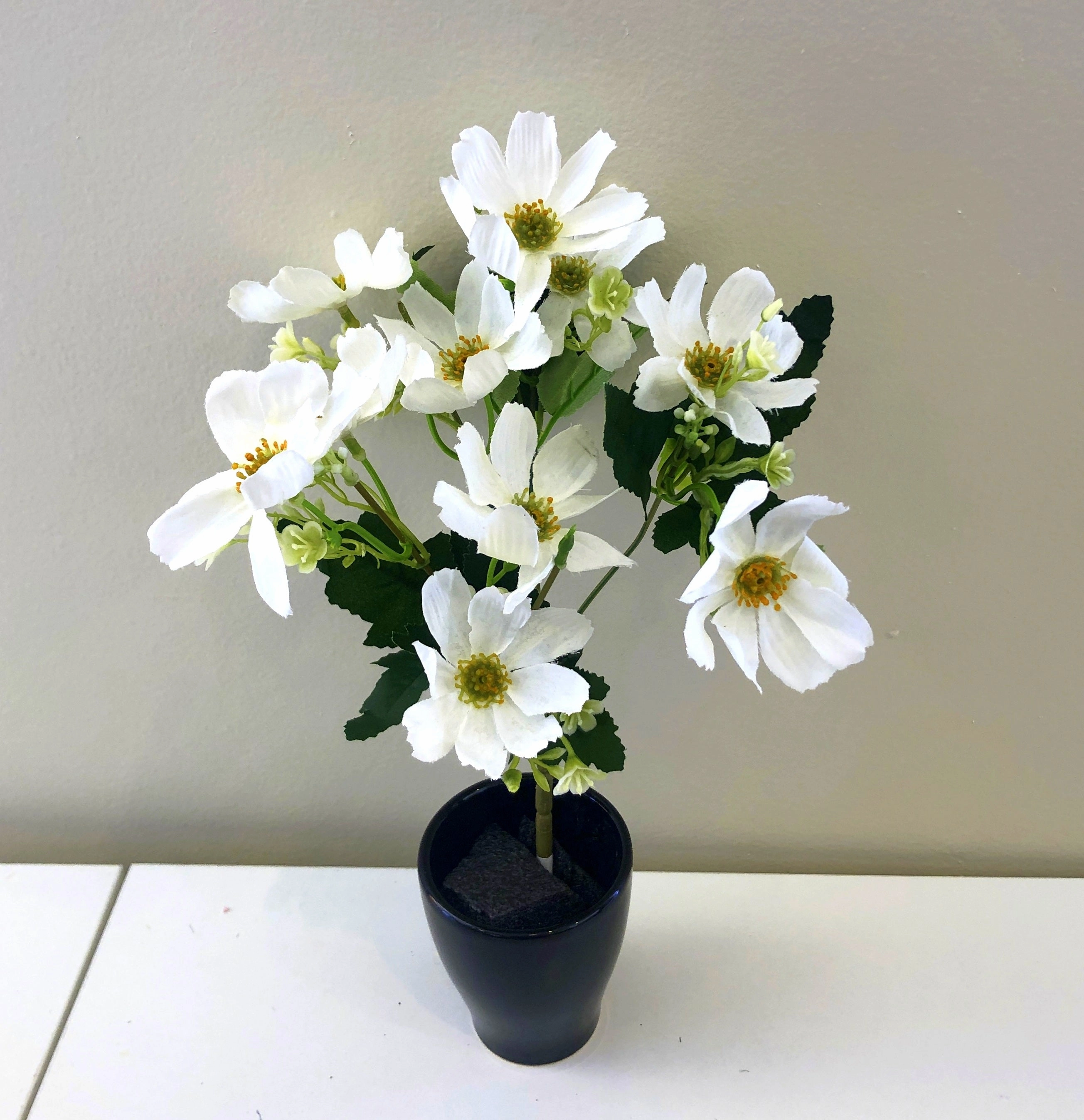 SP0295 Cosmos Bunch 33cm White