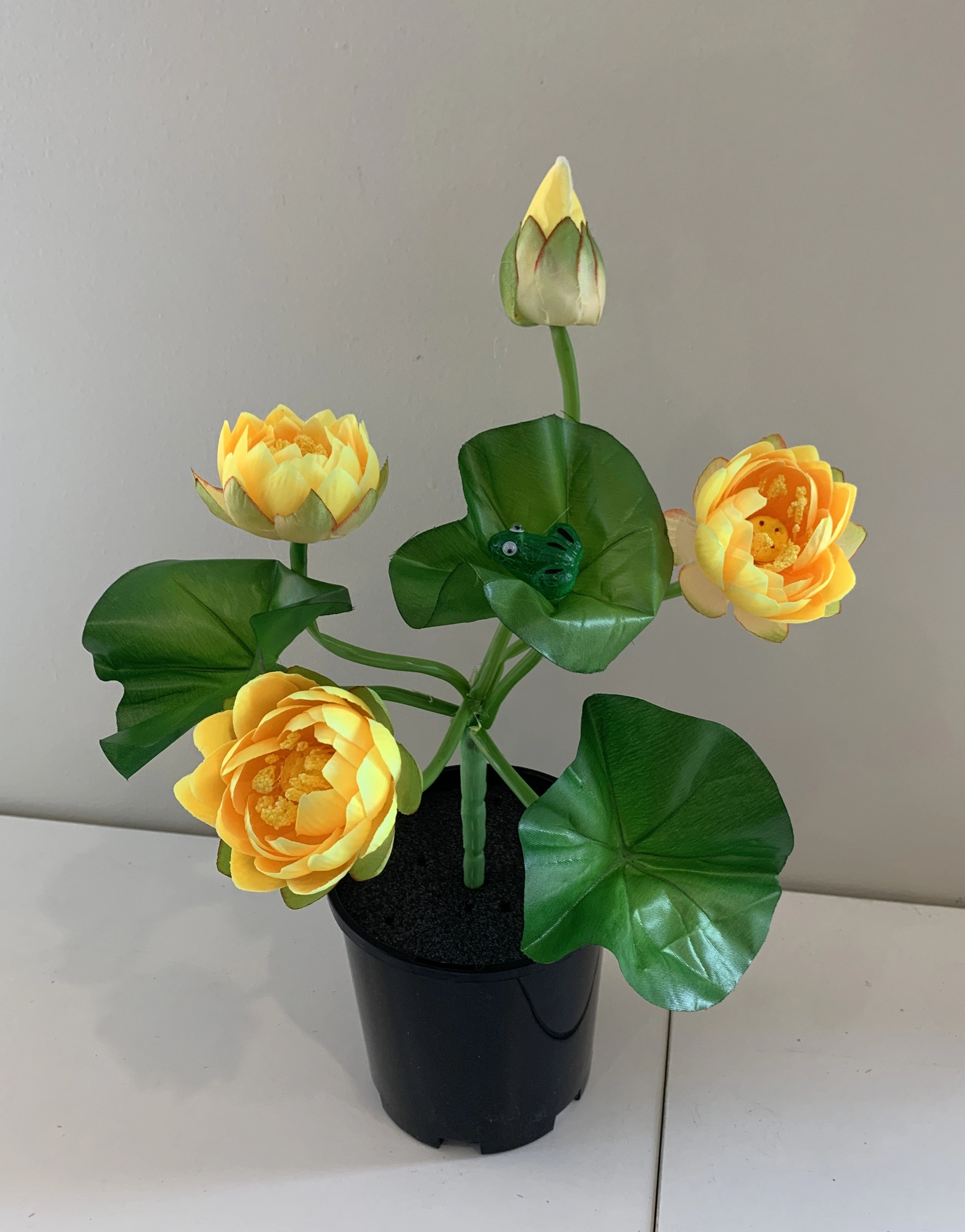 SP0348 Water Lily  / Lotus Flower Bunch 38cm 5 Colours