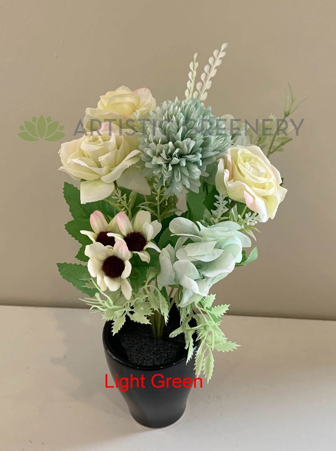 SP0349 Mixed Flower Bunch 29cm 6 Colours