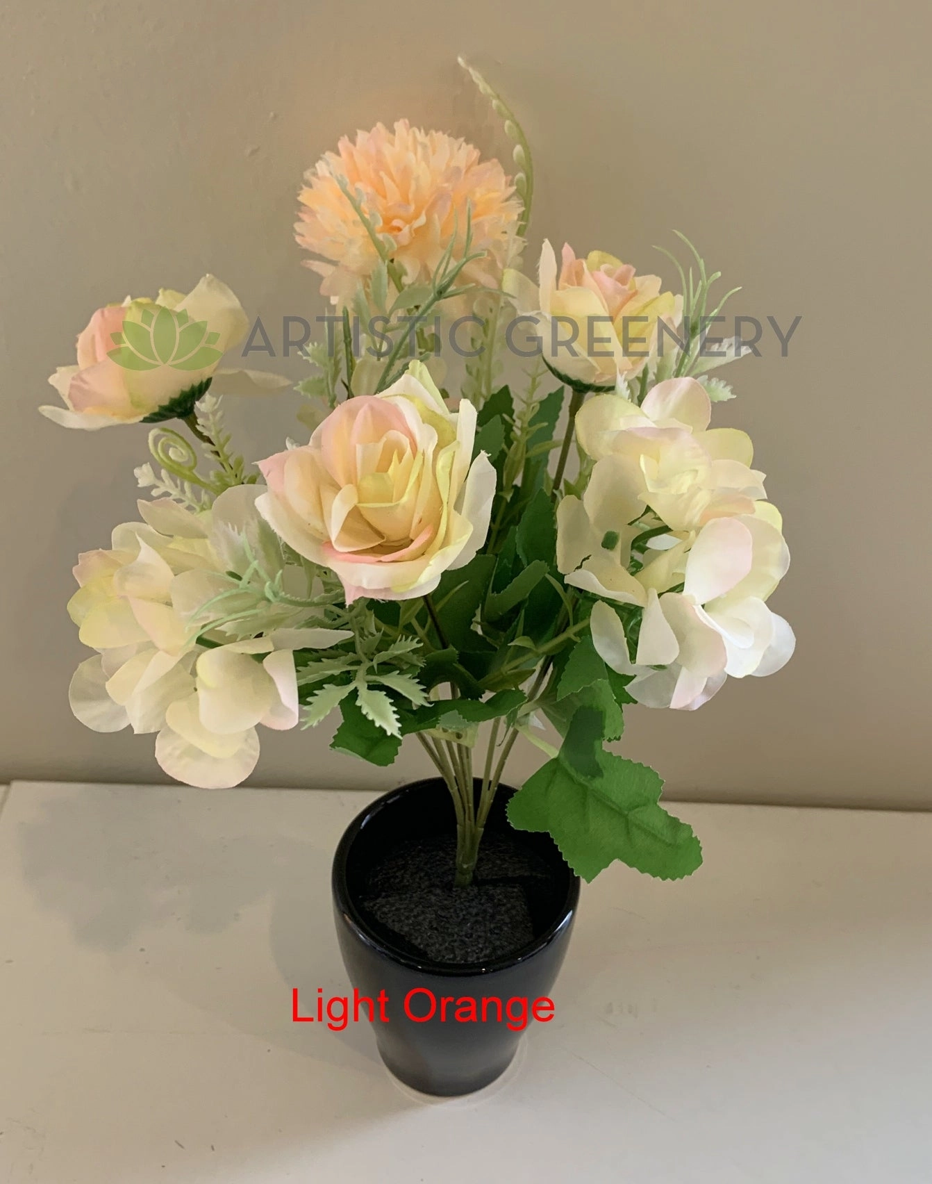 SP0349 Mixed Flower Bunch 29cm 6 Colours
