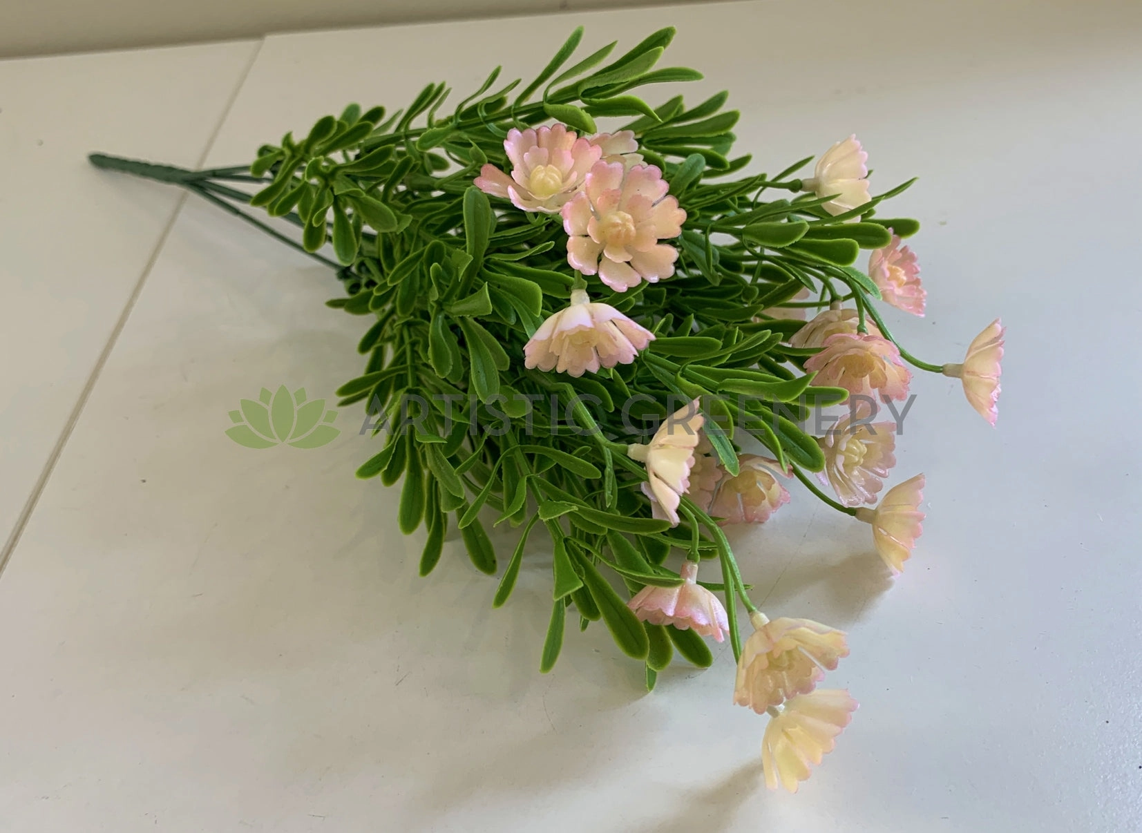 SP0354 Spring Flowers Bunch with Greenery 38cm 4 Colours