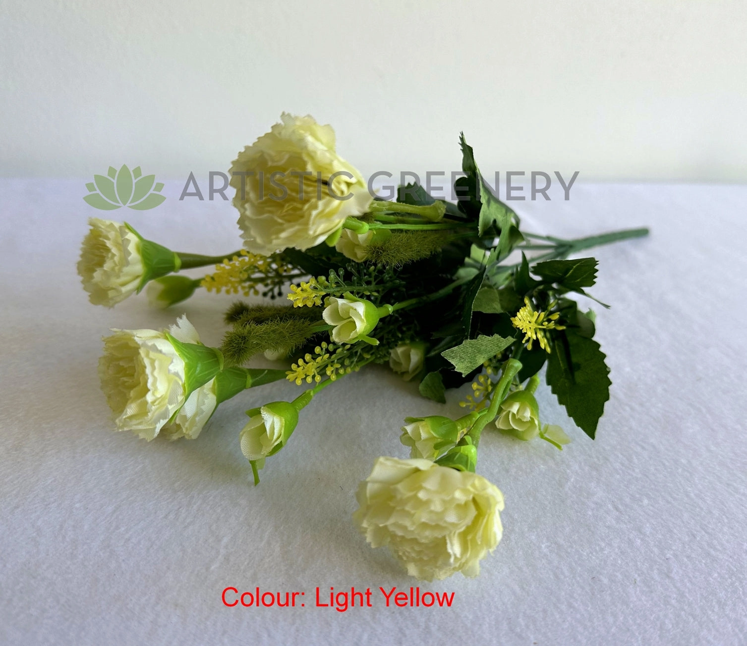 SP0436 Small Carnation Bunch 32cm 3 Colours SPECIAL