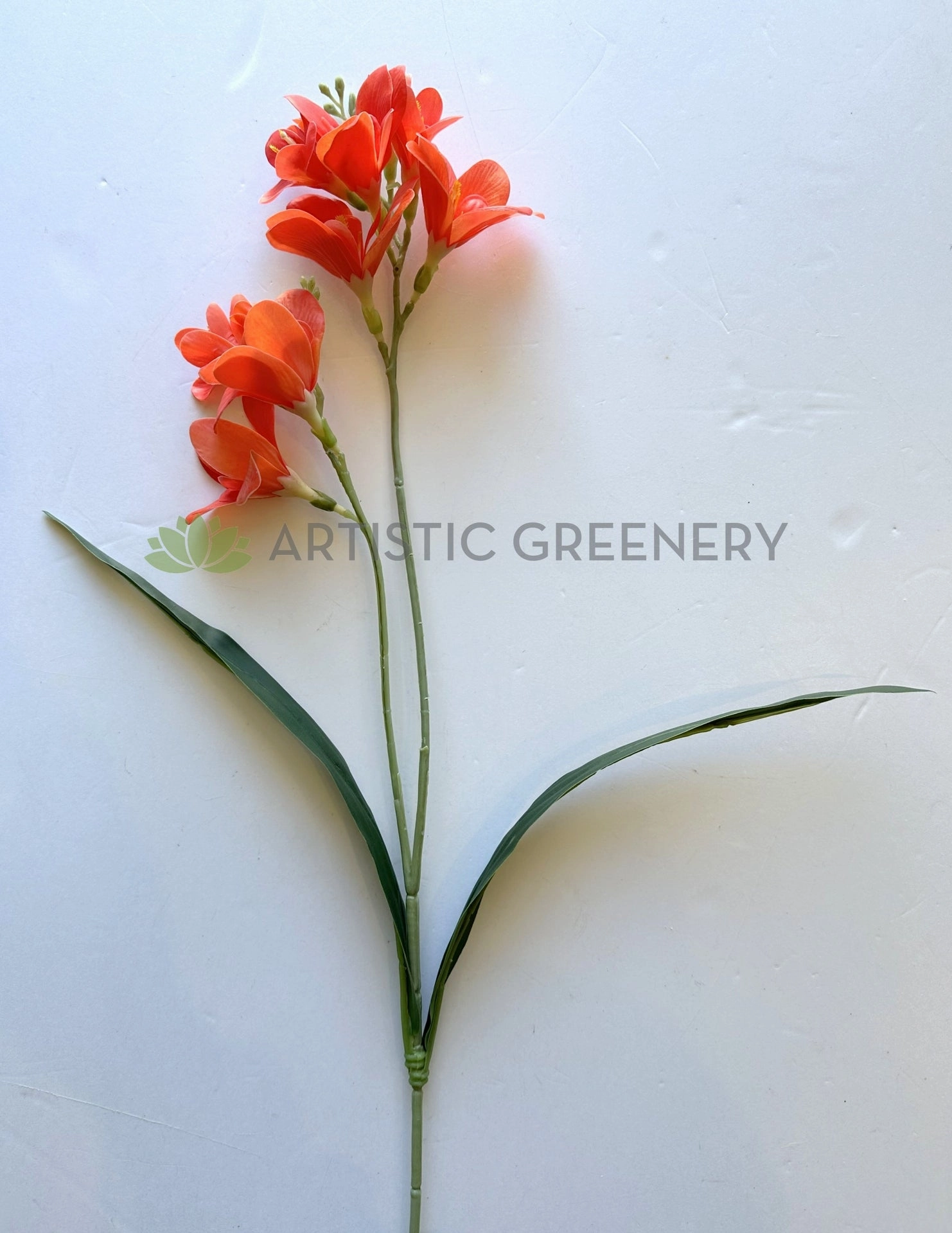 SP0452 Freesia Bunch 58cm Real Touch Orange