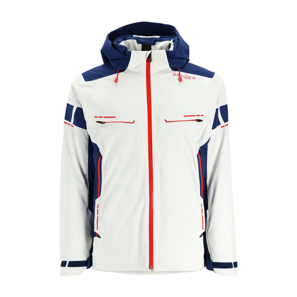 Spyder Monterosa Isolierte Skijacke Grau Spyder
