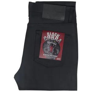 Gestapelter Typ - Schwarze Cobra Stretch Selvedge