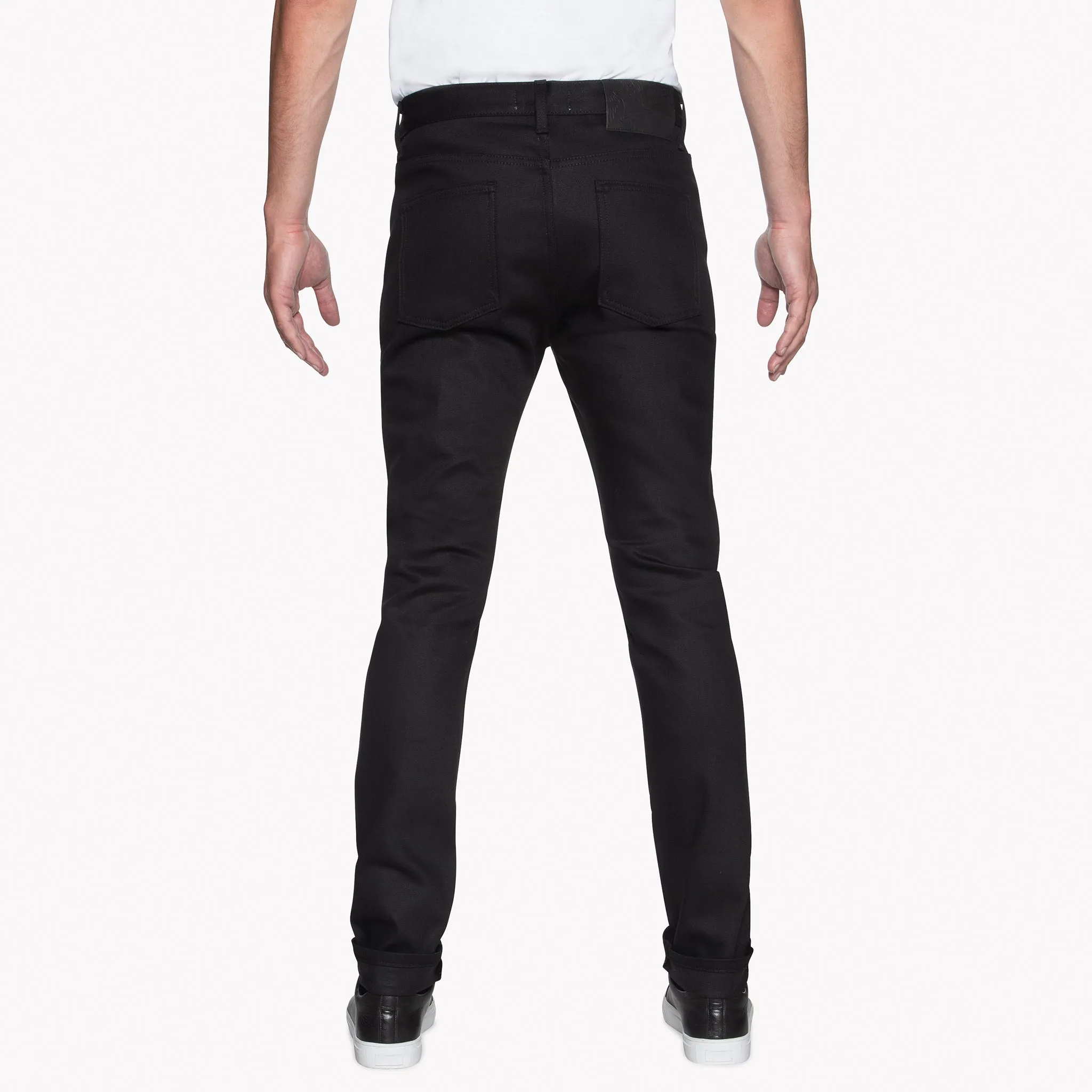 Gestapelter Typ - Schwarze Cobra Stretch Selvedge