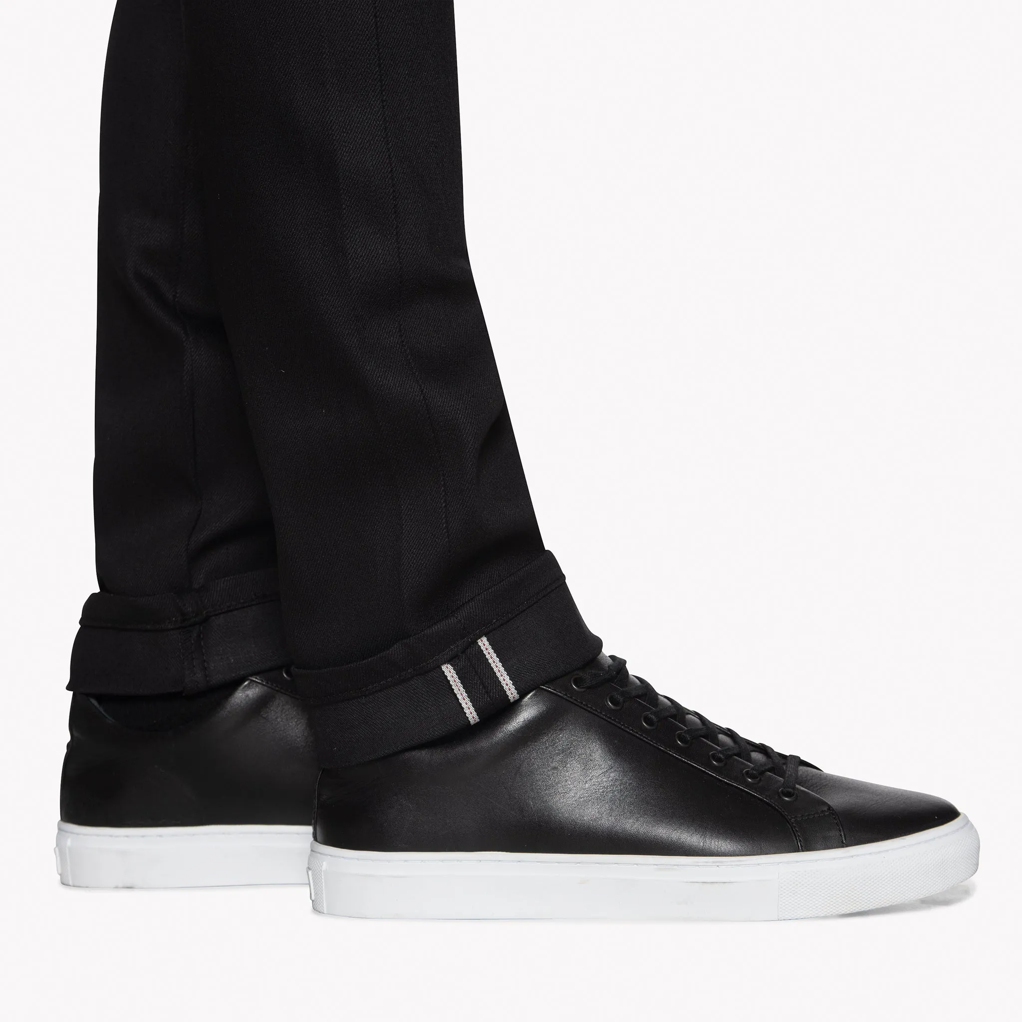 Gestapelter Typ - Schwarze Cobra Stretch Selvedge