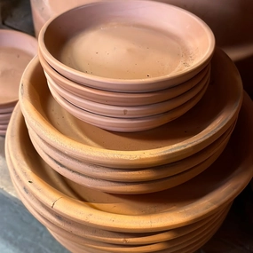Standard Clay Saucer - 6",potted plant decor