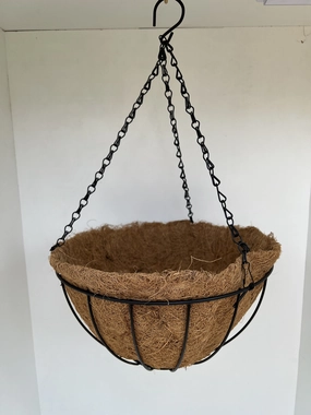 Standard Wire Hanging Basket & Liner,terracotta plant pot