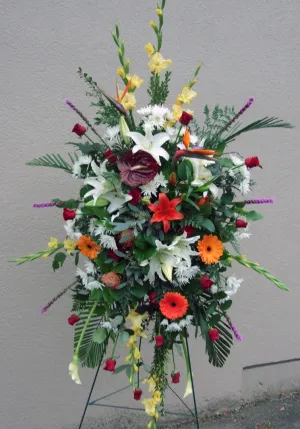 Standing Spray No.13,faux bloom stem 