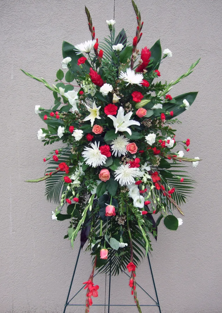 Standing Spray No.14,faux bloom stem 