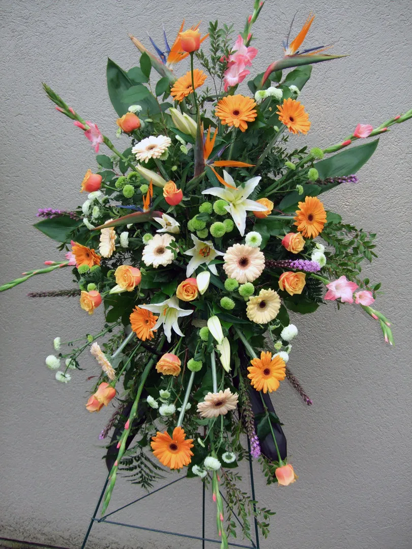 Standing Spray No.15,faux bloom stem 