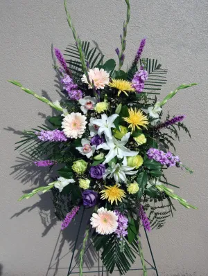 Standing Spray No.20,faux bloom stem 