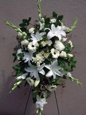 Standing Spray No.24,faux bloom stem 