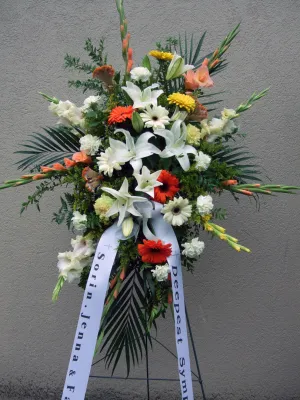 Standing Spray No.29,faux bloom stem 