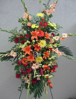 Standing Spray No.30,faux bloom stem 