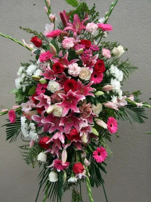 Standing Spray No.31,faux bloom stem 