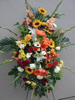 Standing Spray No.32,faux bloom stem 