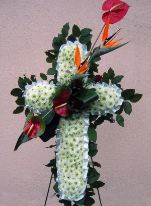 Standing Spray No.3,faux bloom stem 
