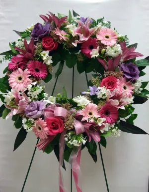 Standing Spray No.4,faux bloom stem 