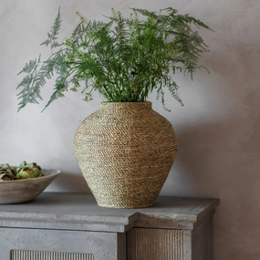 Stanton Rounded Vase 32cm,hand-painted ceramic vase