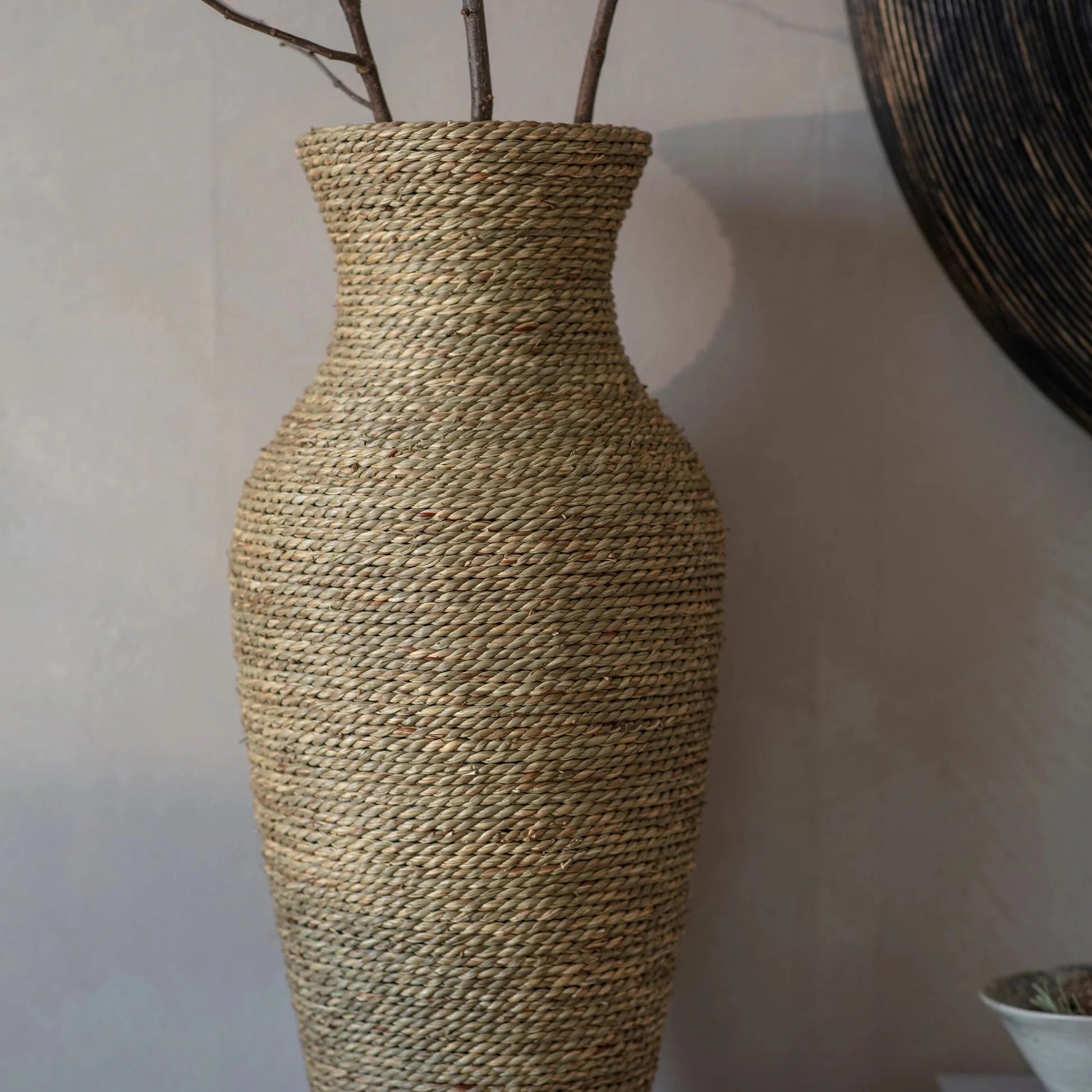 Stanton Tall Vase 54cm,hand-painted ceramic vase