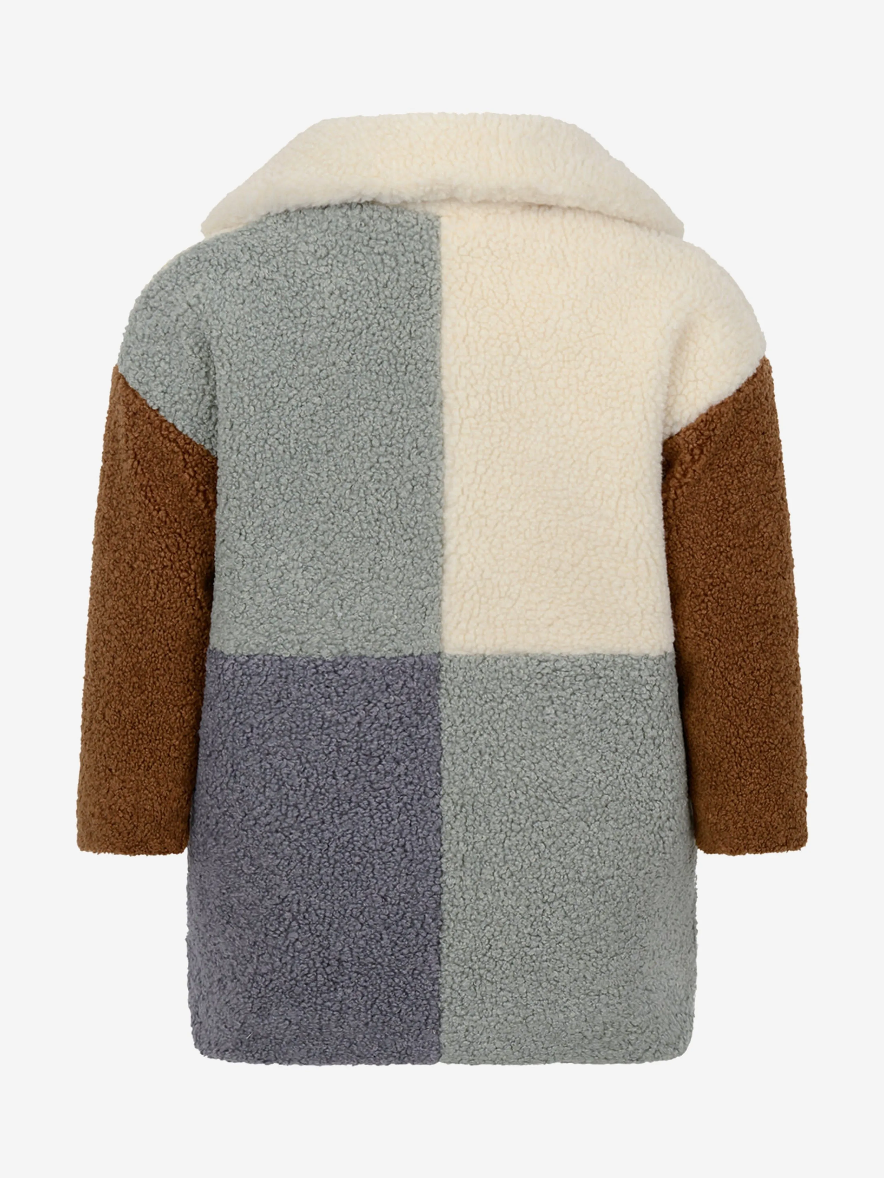 Stella McCartney Mädchen Elfenbein Patchwork Mantel