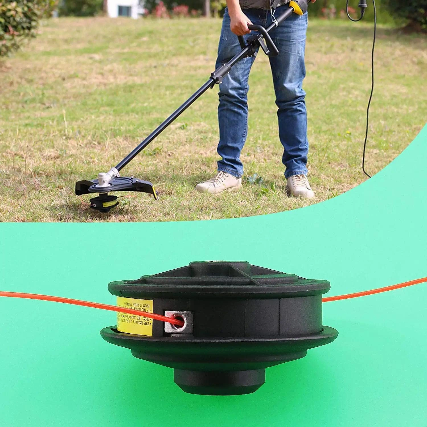 String Trimmer Head Tap and Go Brush Cutter