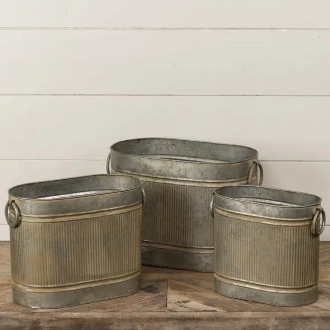 Striped Troughs Set