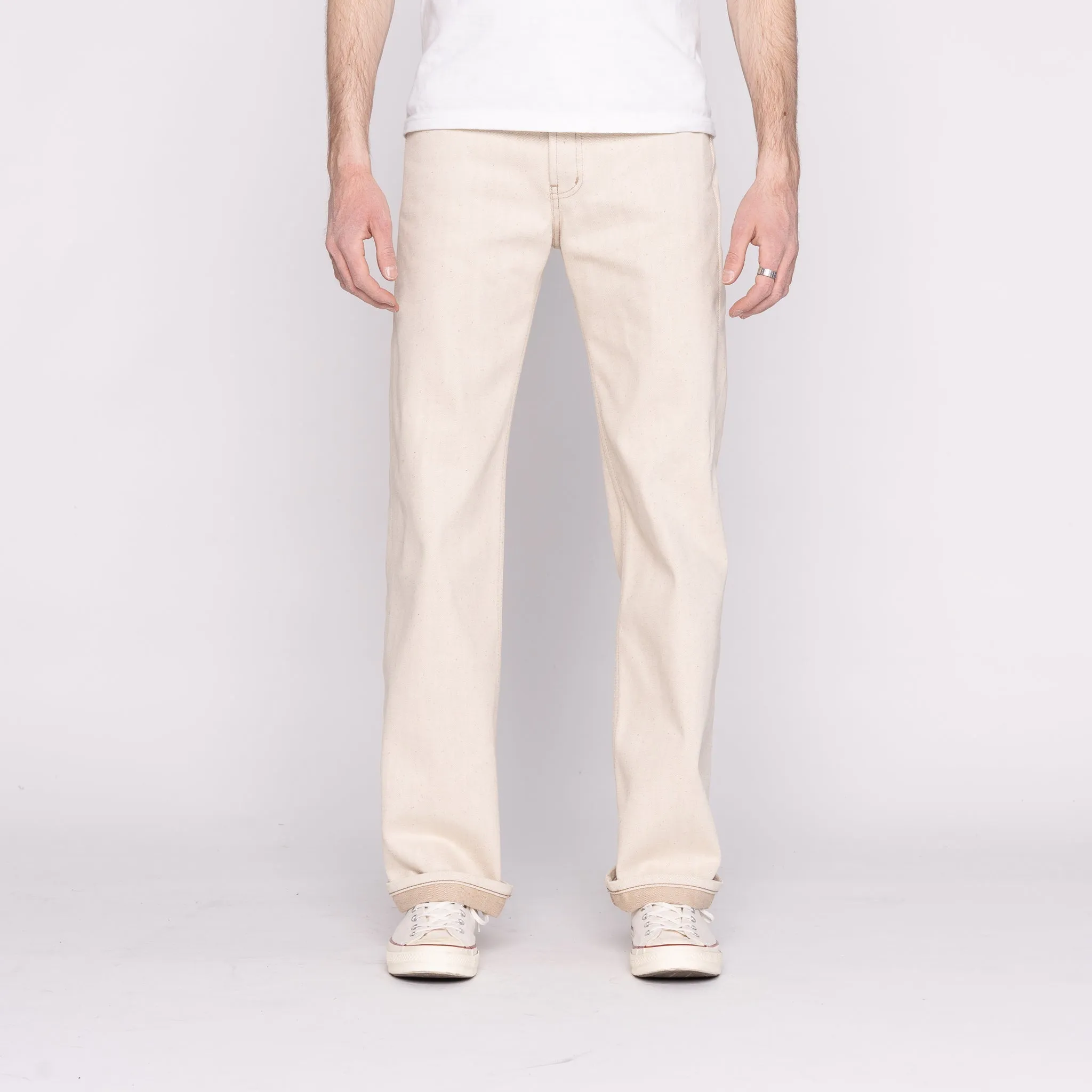 Strong Guy - Vollständig natürliches Ecru Foxfibre® Selvedge