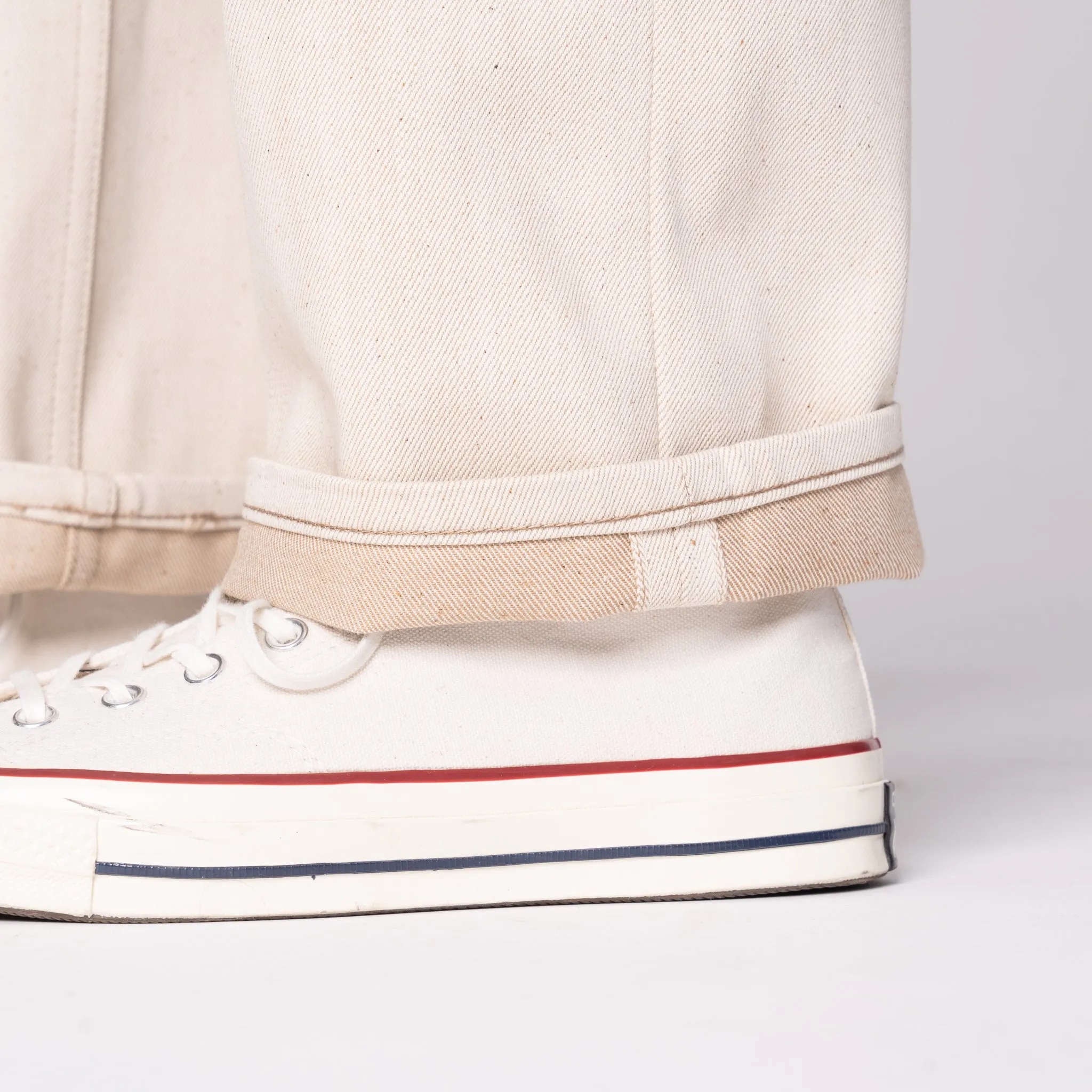 Strong Guy - Vollständig natürliches Ecru Foxfibre® Selvedge
