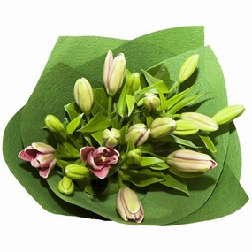 Summer Lily,realistic flower bouquet 