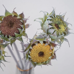 Sunflower Artificial Silk Flower 3 Color Selection SUNFLOWER002-005,dried artificial flower