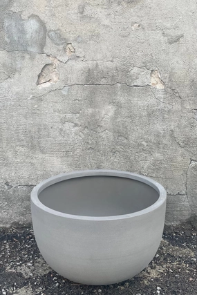Sunny Bowl Clouded Grey Medium,indoor flower container